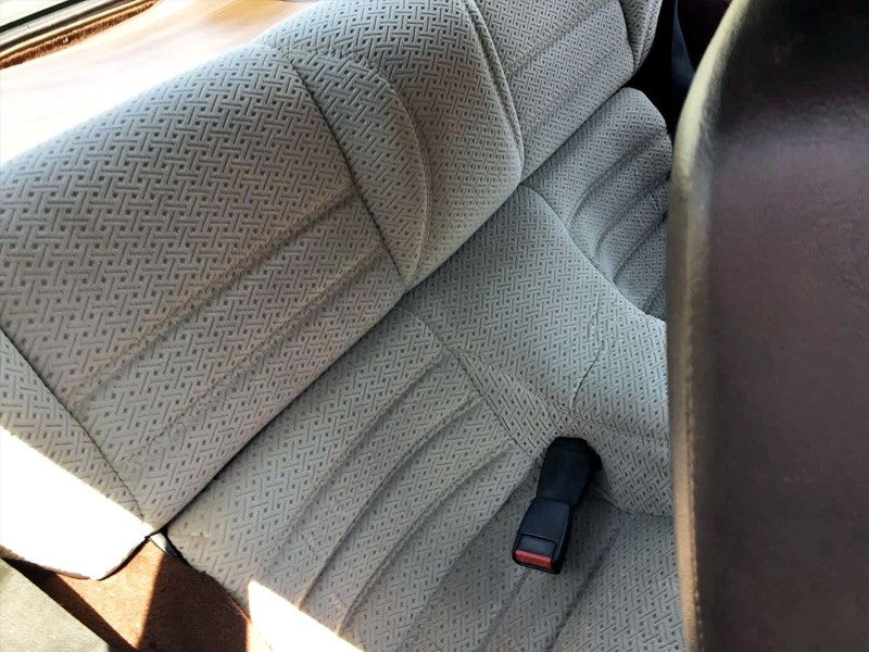 Porsche 924 interior rear