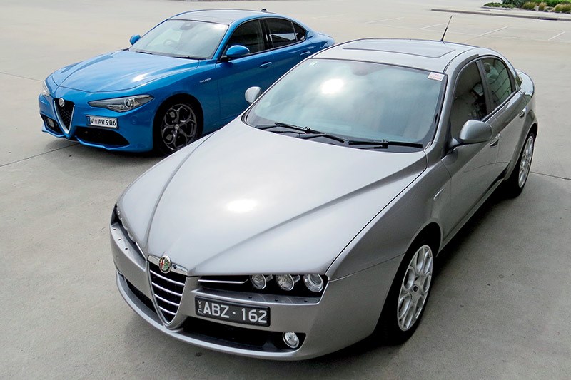 alfa romeo giulia and 159 3