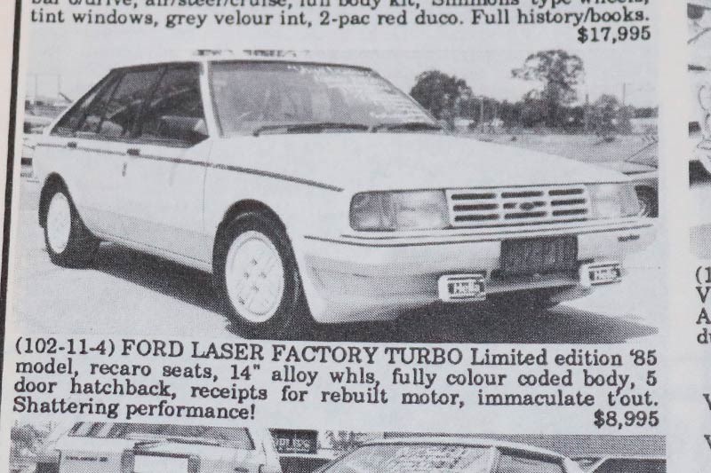 ford laser turbo