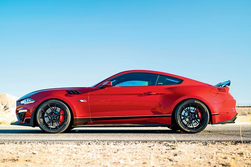 ford mustang roush side