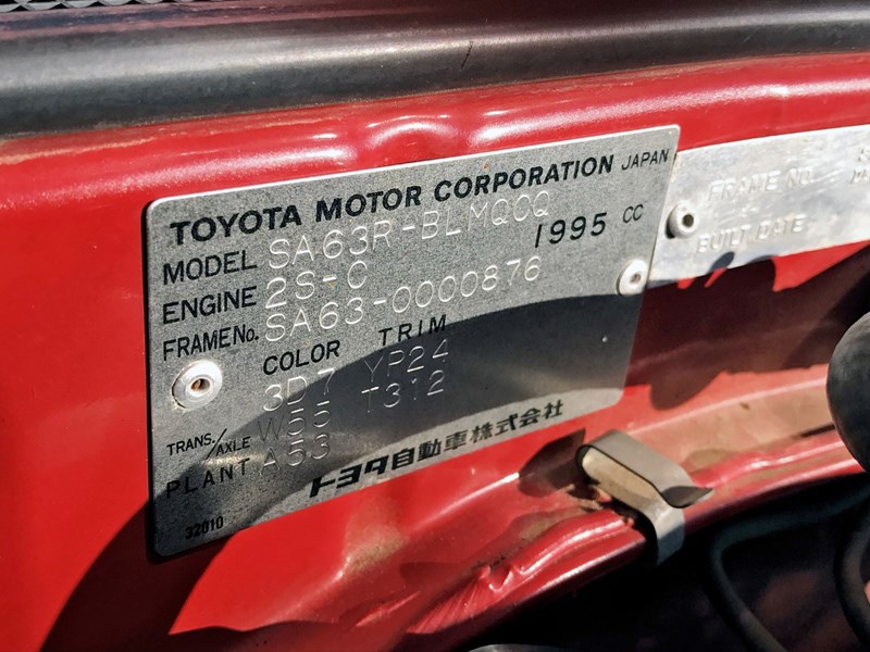 Toyota A60 Celica plate build