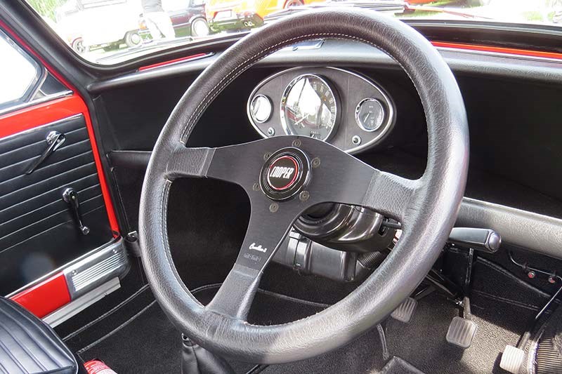 mini cooper s steering wheel