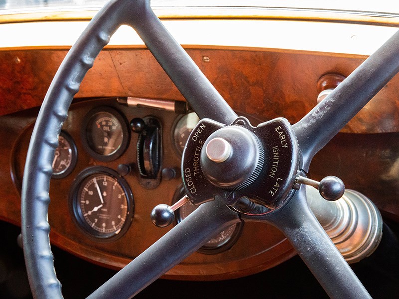 1927 Rolls Royce Lorbek interior wheel