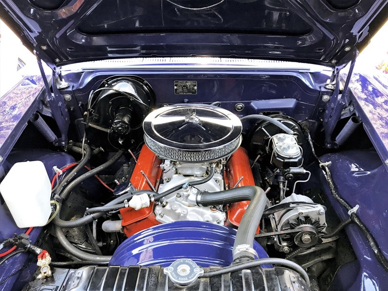 1958 Chevrolet Biscayne engine bay