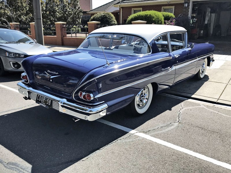 1958 Chevrolet Biscayne rear side