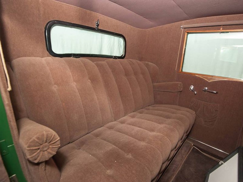 Al Capone s Cadillac interior rear
