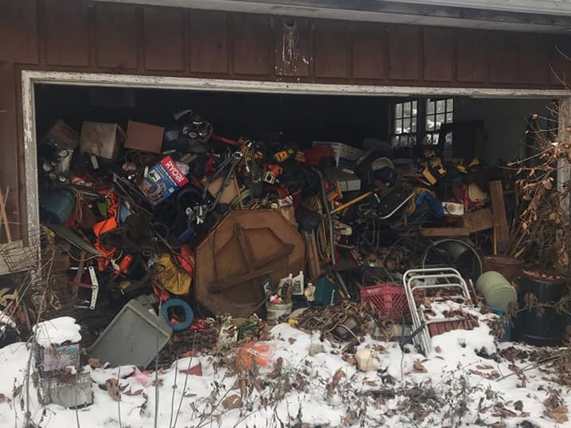 Corvette barn find trash