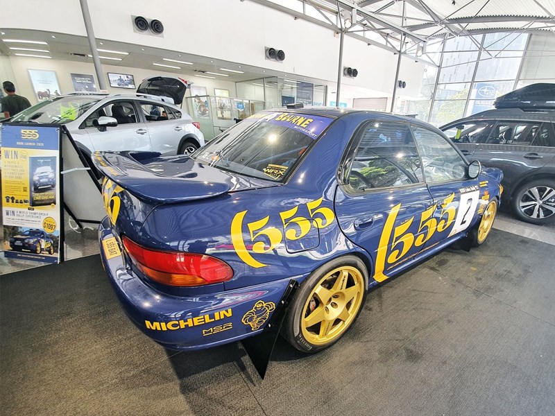 Prodrive WRX rear side