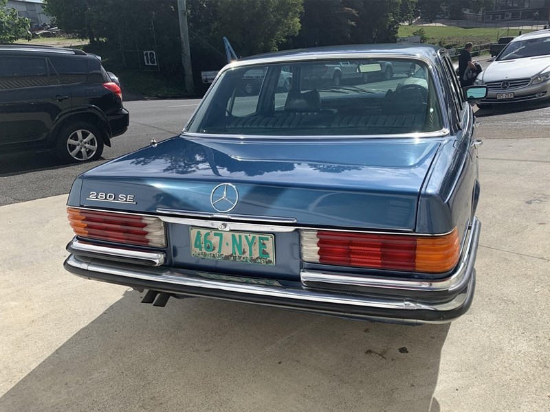 W116 280SE rear