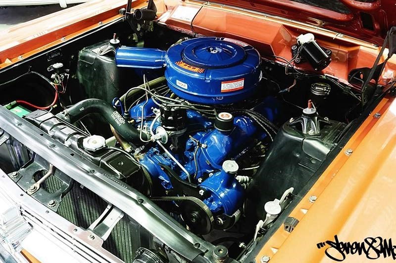 ford fairlane 500 engine bay