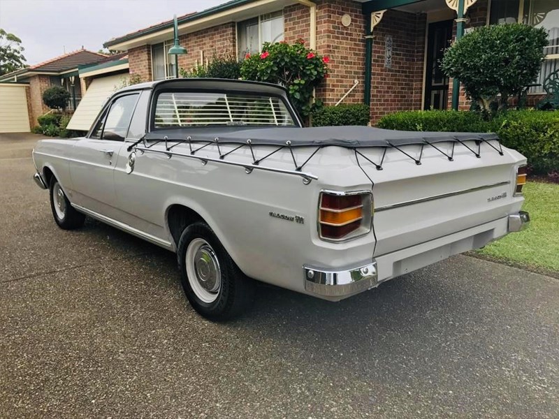 XW ute rear side