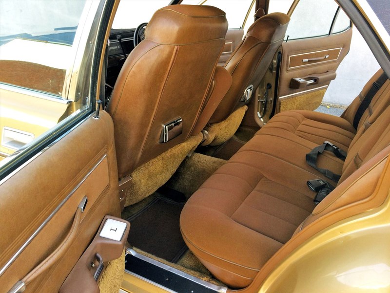 ZH Fairlane rear interior