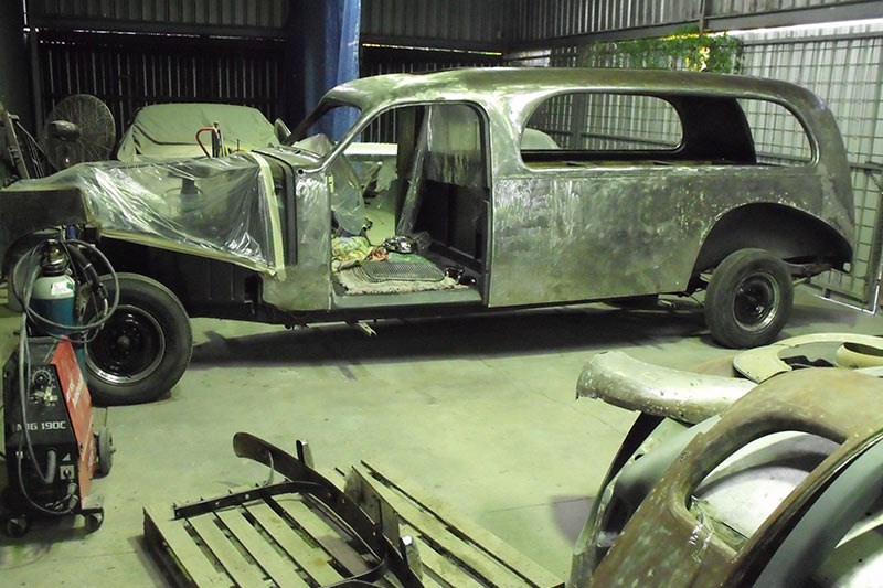 studebaker hearse resto 14