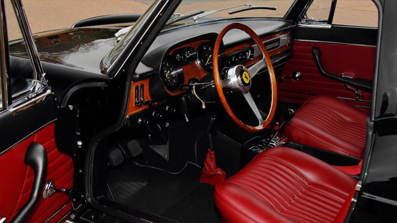 Lettermans ferrari interior