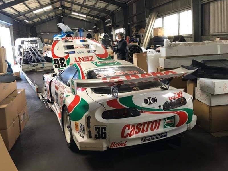 Castrol Supra barn find rear side