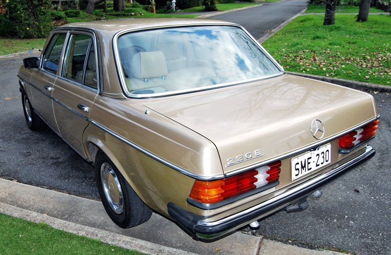 W123 rear side