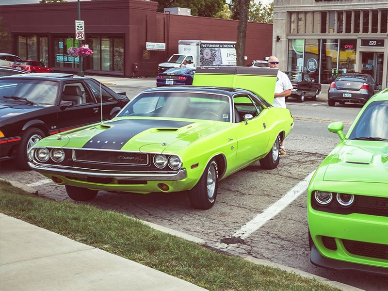 Woodward dream cruise challenger