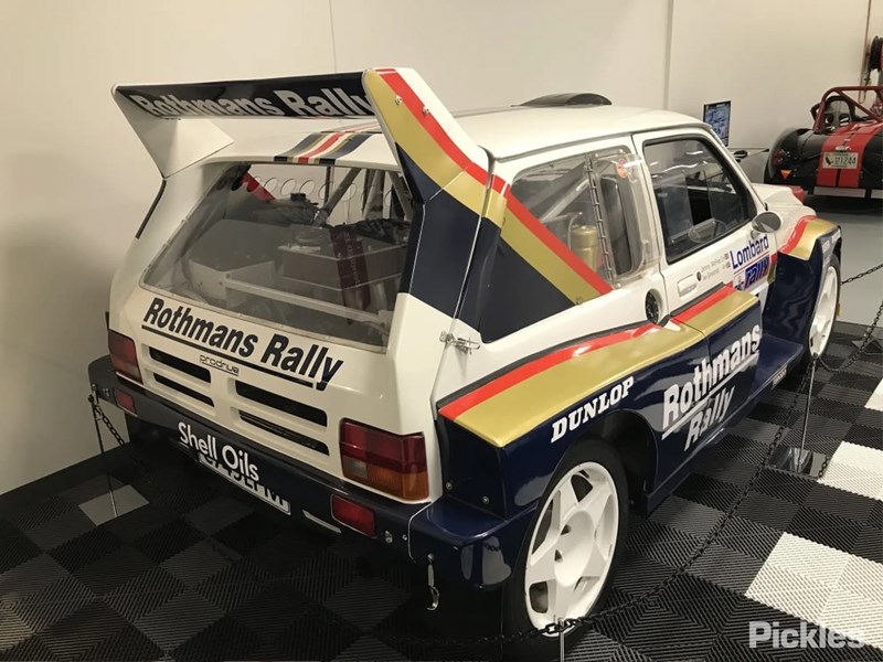 mg metro 6r4 rear side