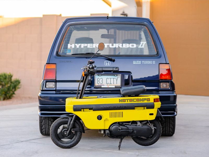 Honda City Turbo II rear bike