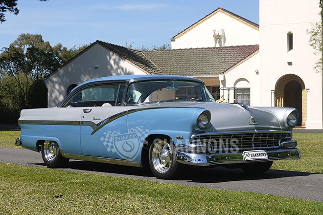 1956 Ford Fairlane Victoria 460 V8 Modified Coupe LHD. SOLD $44,000