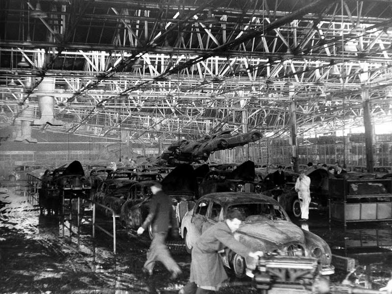 1957 fire at jaguars browns lane plant