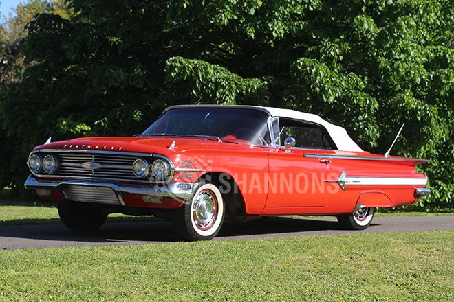 1960 Chevrolet Impala 283 V8 Convertible LHD. SOLD $32,000