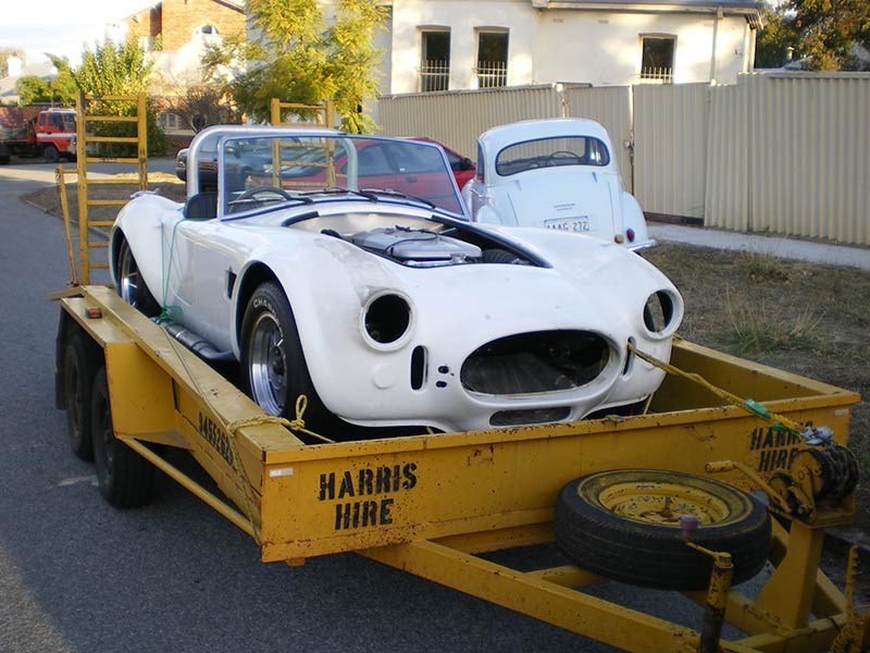 Graham's second Cobra as it was taken home after purchase (2009)