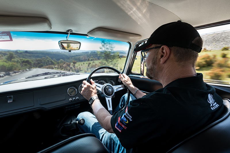 Alfa Romeo 105 driving