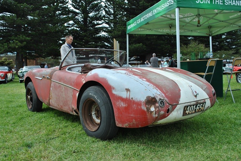 Austin Healey 100 BN1 Rocket ex drag car Mark Scott 04