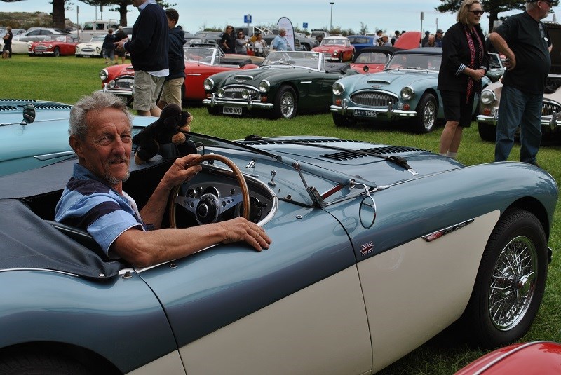 Austin Healey 100 BN2 Howard and Carroll Prior 03 with Howard