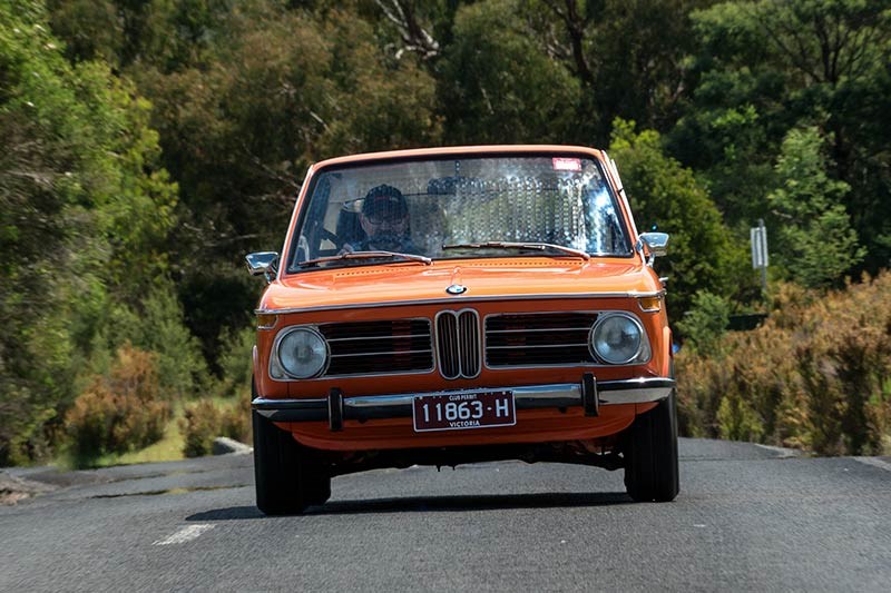 BMW 2002 frontview onroad