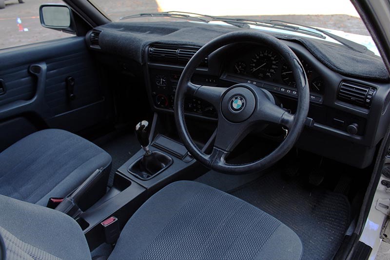 BMW E30 interior