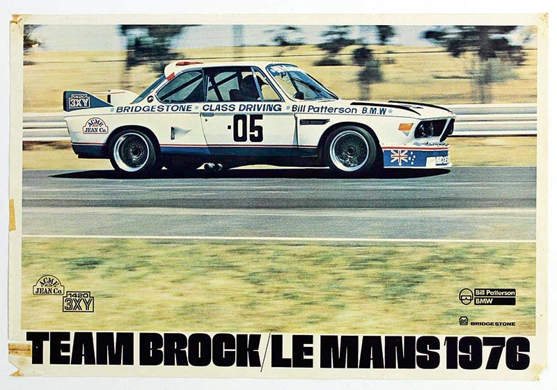 Brock Porsche Le Mans Poster