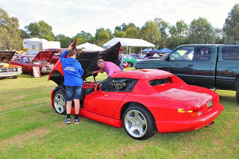 Chryslers on the murray Father and Son