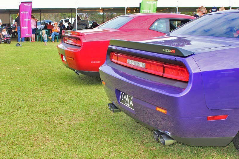 Chryslers on the murray New Challengers