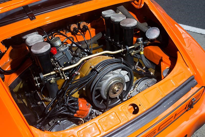 RSR IROC flat-six ran a 10.5:1 compression ratio and redlined at 8000rpm