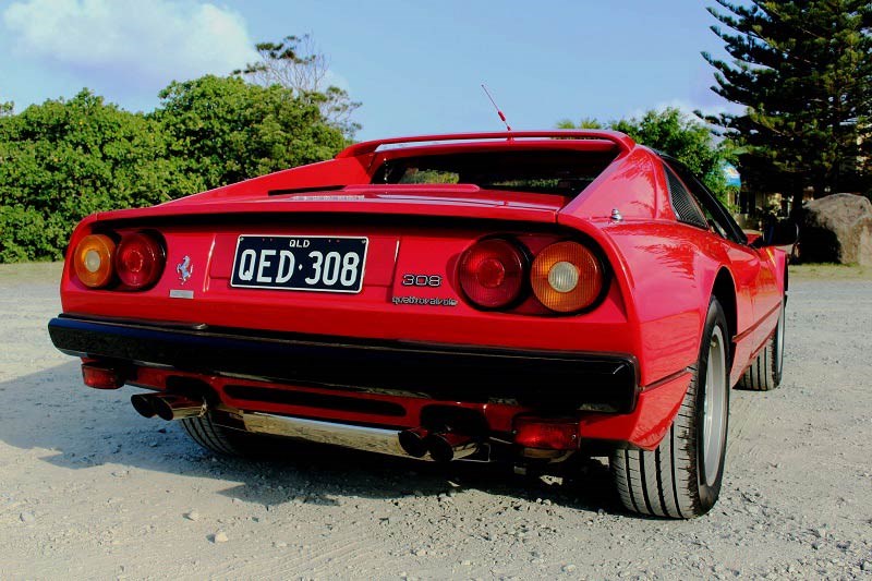 Ferrari 308 GTS QV rear