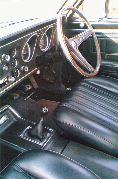 Mick had dreamed of sitting behind this dash