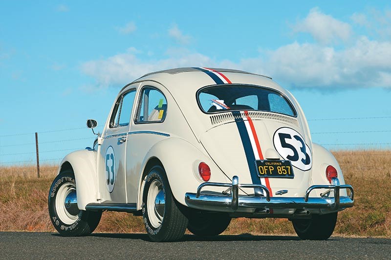 Herbie isn't registered because the authorities wouldn't allow it with film mods like holes in the floor...