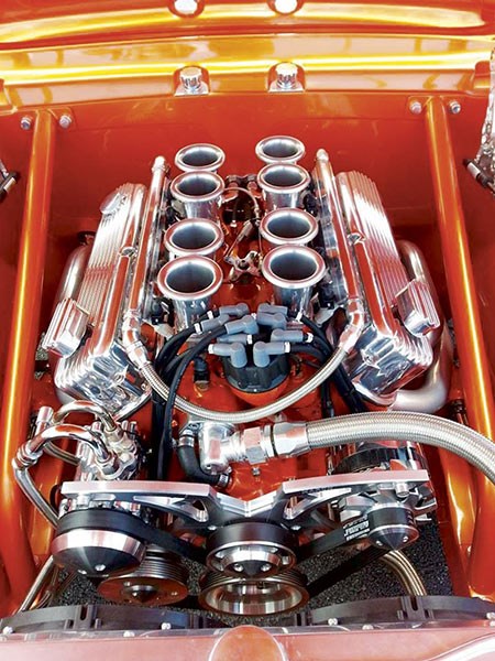 This is one of the cleanest engine bays you'll ever see