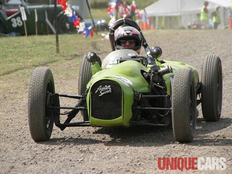 Trevor Cole in his 1937 Austin Seven