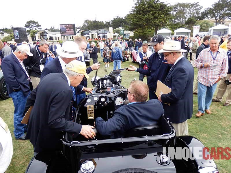 Judging at Pebble Beach is a very serious business