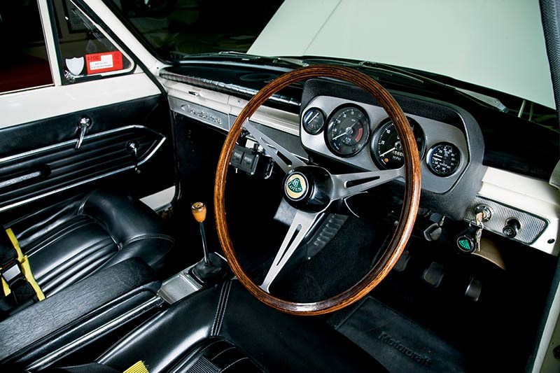 Lotus Cortina interior front