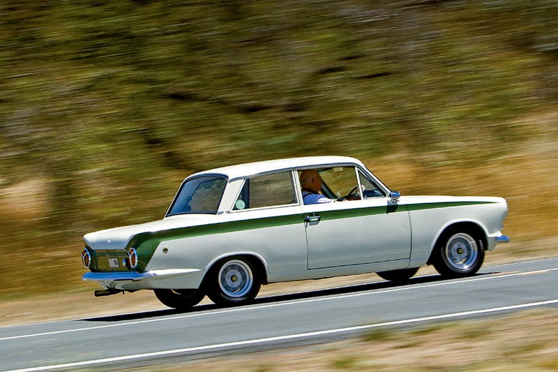 Lotus Cortina onroad