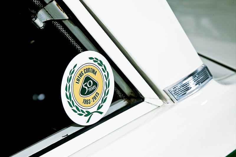 Lotus Cortina sticker