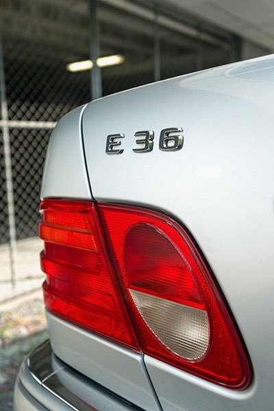 Mercedes Benz E36 AMG rear badge