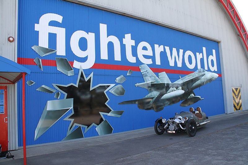 The Morgan 3-Wheeler at Fighterworld