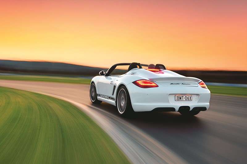 Porsche Spyder is the lightest Porsche available, and one of the best to drive