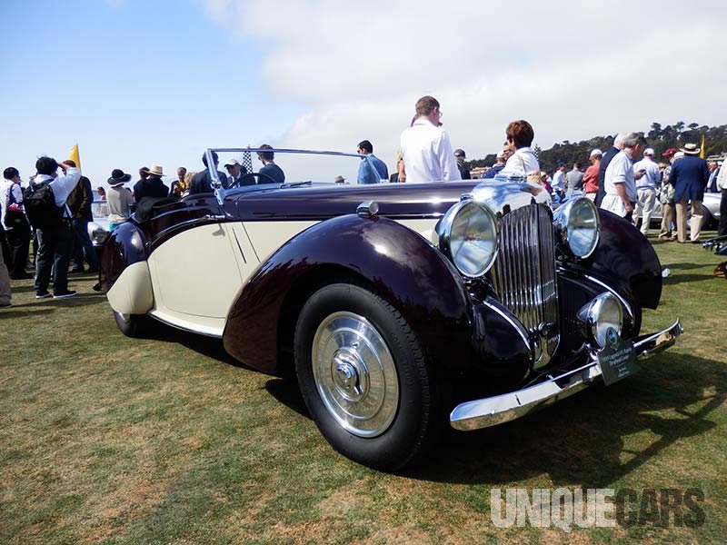 Superb ex Australian 1939 V12 Lagonda Rapide Drophead Coupe took out a class trophy in the European Classic Late Open Category