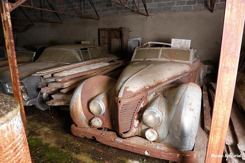 Talbot Lago T26 cabriolet Saoutchik ex-King Farouk,Collection Baillon